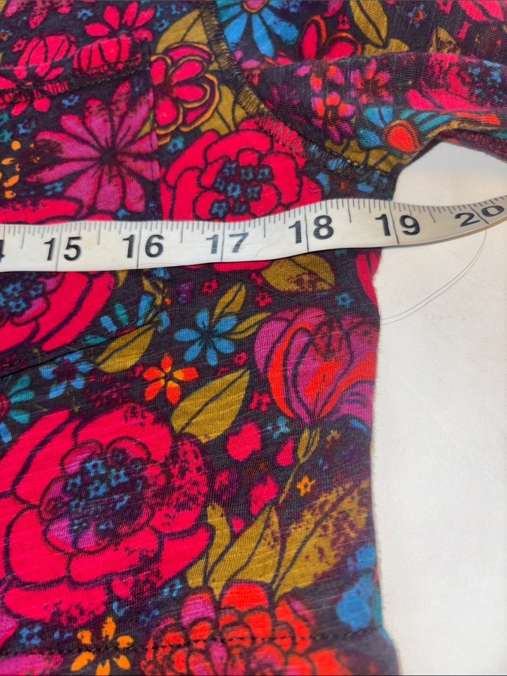 NATURAL LIFE MULTICOLORED FLORAL COTTON BUTTON DOWN DRESS DRAW STRING INSIDE NWT - Picture 8 of 10